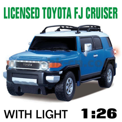 1:26 Scale Licensed TOYOTA FJ CRUISER With LED lights and 4 colors (HK-TV8059A)