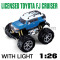 1:26 Scale Licensed TOYOTA FJ CRUISER With LED lights and 4 colors (HK-TV8059B)