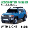 1:26 Scale Licensed TOYOTA FJ CRUISER With LED lights and 4 colors (HK-TV8059C)