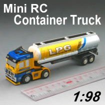 Mini 1:98 Scale RC Container Truck With Four Color Design (HK-TV7008D)