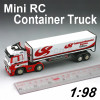 Mini 1:98 Scale RC Container Truck With Four Color Design (HK-TV7008A)