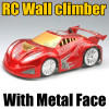 RC Wall climber Car With Metal Face and LEDs Light (HK-TV3034B)