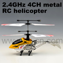 TOYABI Mini Metal 4CH 2.4G RC helicopter with LED light