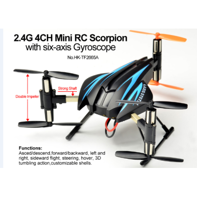 2.4G 4CH 6-Axis Mini RC Scorpion