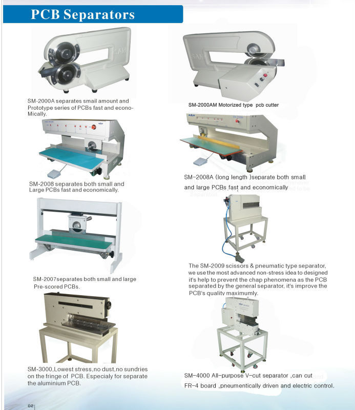 V-CUT Groove PCB Separator machine