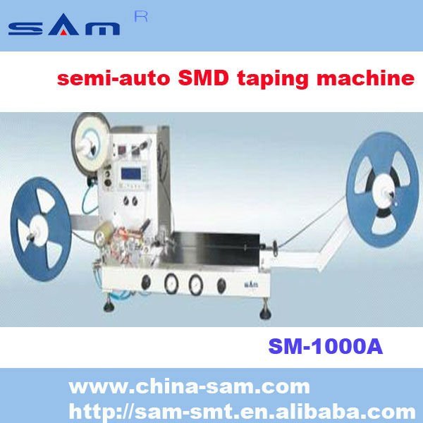 SM-1000C Semi auto tipo SMD fita e máquina de bobina