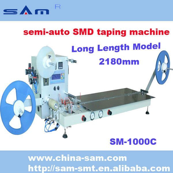 SM-1000C Semi auto tipo cinta SMD y máquina de carrete