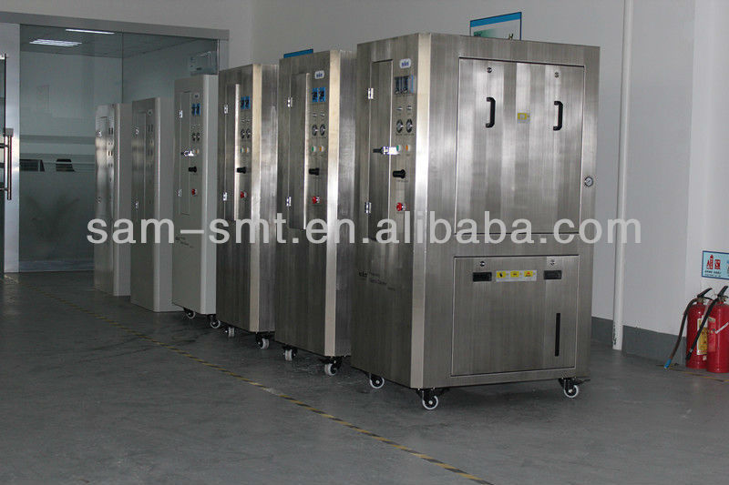 pneumatic stencil cleaning machine (stainless steel cabinet )