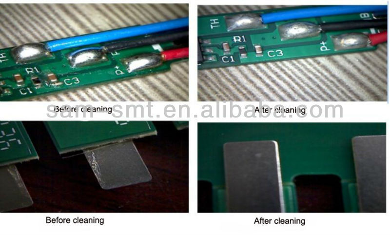 Sistema de limpieza de PCB de ensamblaje