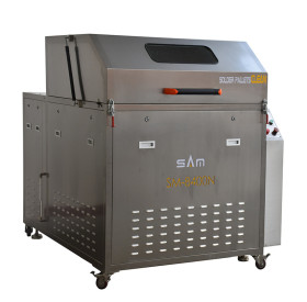 Máquina automática de limpieza de paletas de soldadura por ola, máquina de limpieza por condensador
