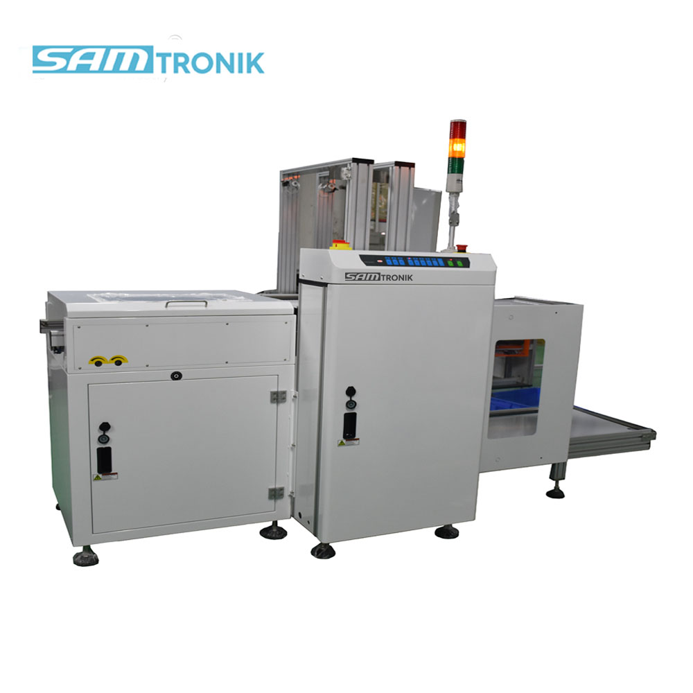 Automatic PCB Magazine Unloader For SMT Production Line | SAMTRONIK