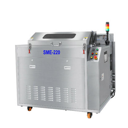 SMT squeegee cleaner washing up to six squeegee blades at once