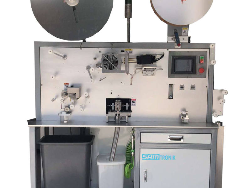 Carrier tape forming machine for SMD packaging