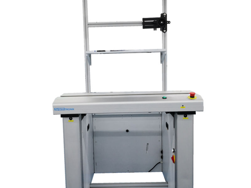 PCB linking conveyor with lighting for SMT assembly lines