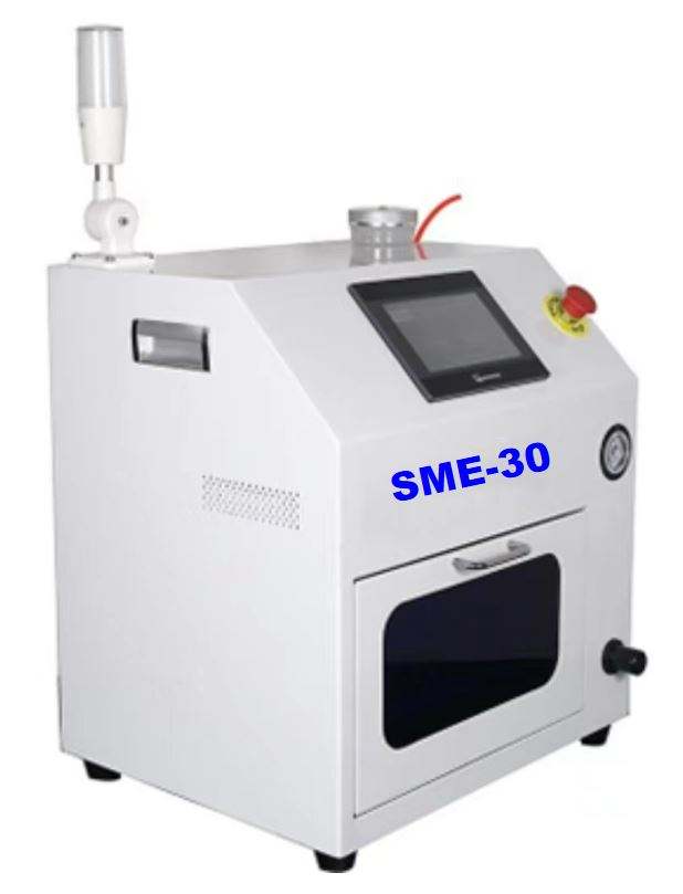 SMT nozzle cleaning machine with automatic cleaning and drying