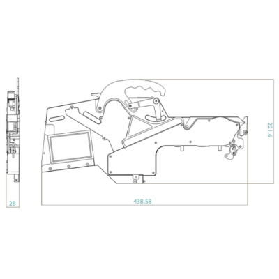 Elecyric tape feeder SM-YV-16 for  YAMAHA
