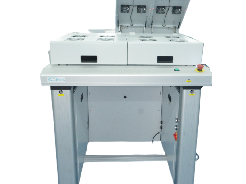 PCB inspection conveyor with cooling fan, European type