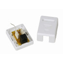 Cat. 6 RJ45 UTP Surface mount Box single port