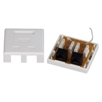 Cat5E & Cat6 PCB Tooless 110IDC Surface Mount Boxes