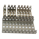 10 PAIRS TERMINAL support 1 way, SOPORTE 1 REGLETA 10 PARES