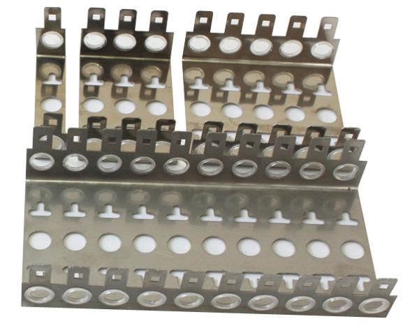 10 PAIRS TERMINAL support 1 way, SOPORTE 1 REGLETA 10 PARES