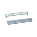 Label base for 10 pair module,CARATULA TB IDENTIFICATIVA PARA REGLETA DE 10 PARES