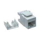 Cat 6 UTP 180° Ethernet Keystone Jack Universal Wiring T568A/B