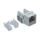 CAT6 Keystone Jack 90 Degree White -UTP
