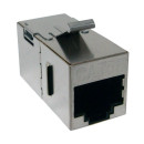 CAT 5E Shielded Keystone Coupler, Snap-In
