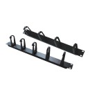 5-Ring Metal Cable Management Panel, 1U & 2U