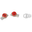 UR 3 Wire IDC Buttsplice connector 19-26 AWG - Red - Gel Filled