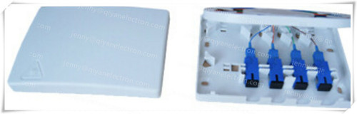4 Port Fiber Optical Patch Panel FTB-104B / Mini FTTx Fiber Optic Termination Box