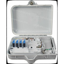 1*16 Fiber Optic Splitter Box SC Duplex plastic Fiber Termination Box Outdoor Pole Mount.