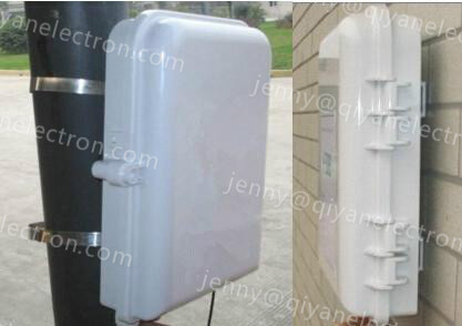 8-Port Wall or Pole Mountable Outdoor Waterproof plastic Fiber Optic Distribution Box