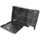 Fiber Wall Mount Distribution Panel Box LOCKABLE 12-24-48 with lock 4 plates