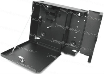 Fiber Wall Mount Distribution Panel Box LOCKABLE 12-24-48 with lock 4 plates