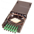 Indoor Fiber Optic Wall Mount Termination Box, Black
