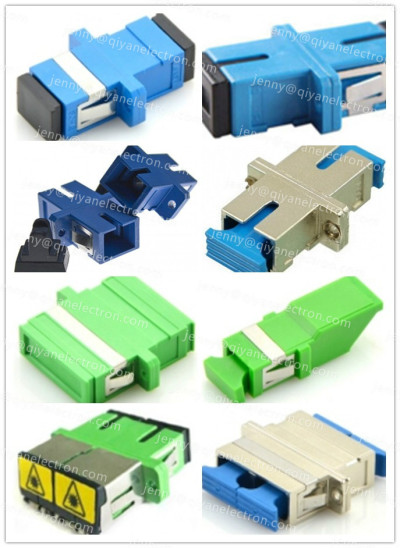 SC Simplex/Duplex Plastic/Metal Fiber Optic Adapter/hybrid adapters