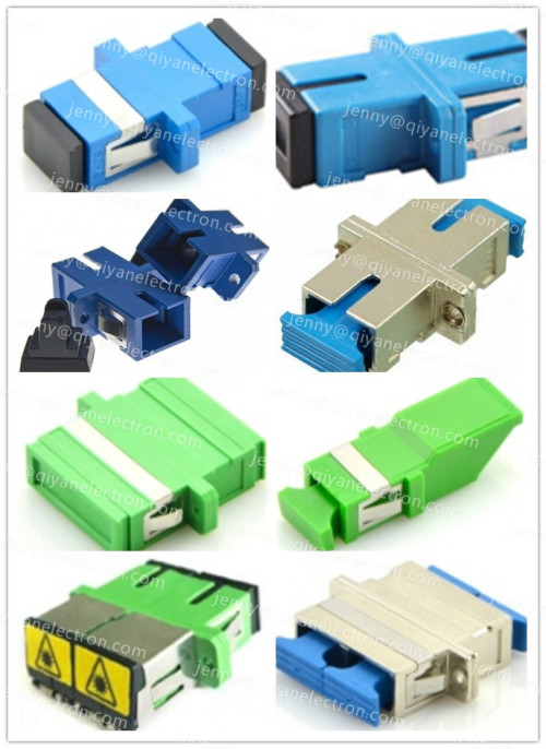 SC Simplex/Duplex Plastic/Metal Fiber Optic Adapter/hybrid adapters