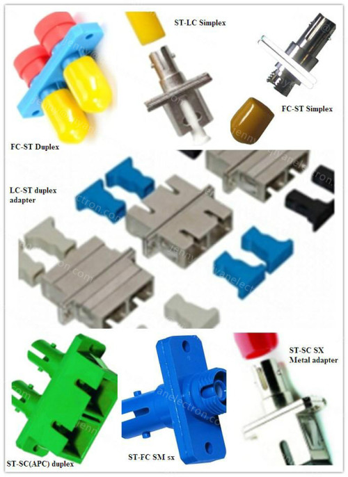 ST Simplex/Duplex  Plastic/Metal Fiber Optic Adapter/hybrid adapters