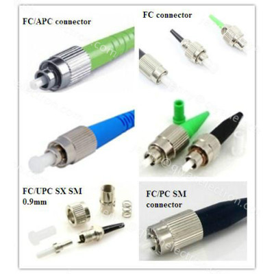FC/PC/APCUPC Singlemode/multimode simplex ø0.9/2.0/3.0mm Fiber Optic Connector