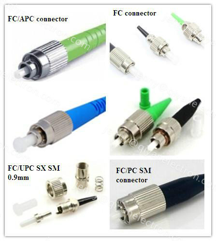 FC/PC/APCUPC Singlemode/multimode simplex ø0.9/2.0/3.0mm Fiber Optic Connector