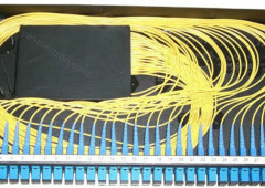 19" Rack type Planar lightwave circuit (PLC) Splitters (1xN,2xN) equipped in 19'' standard Integrated distribution cabinet or network cabinet