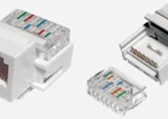 RJ11 telephone keystone jack