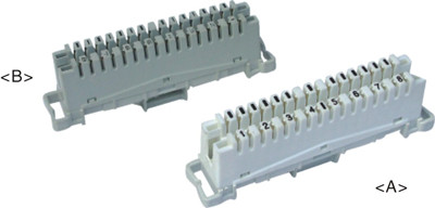 8 pair LSA disconnection module     JA-1003
