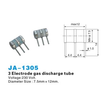 3 tubes à décharge de gaz Electrode JA-1305