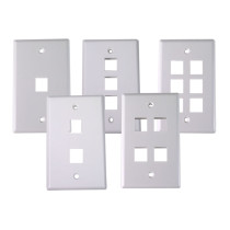 Single-gang wallplate/faceplate