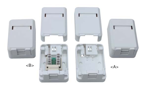 RJ45 pour montage en surface boîte de JC-2104