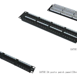 CAT5E 24-портовых патч-панели JP-6417