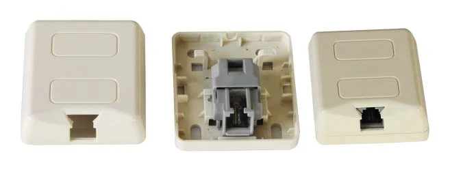RJ11 Pouyet тип поверхностного монтажа коробки JC-2114